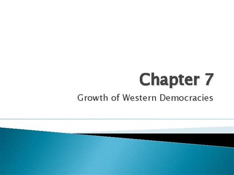 Growth Of Western Democracies Chapter 23 Section 1 Note Taking Study Guide