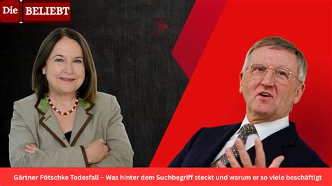 Gärtner Pötschke Todesfall