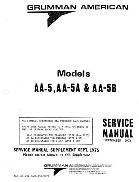 Download Grumman Aa5 Maintenance Manual 