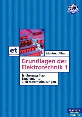 grundlagen der elektrotechnik 1 albach pdf