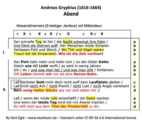 gryphius abend interpretation