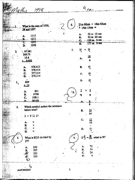 Read Gsat Past Test Mathematics Papers Yunweiisore 