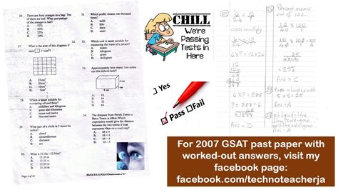 Read Gsat Practice Mathematics Paper 