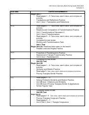 gse geometry semester 1 pacing guide