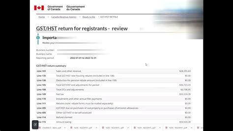Gst Hst Netfile
