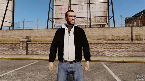 gta 4 black leather jacket mod dwff