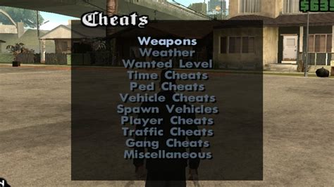 Gta San Andreas Mod Menu