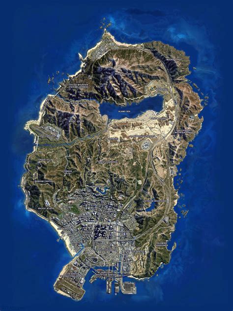 Gta V Game Map