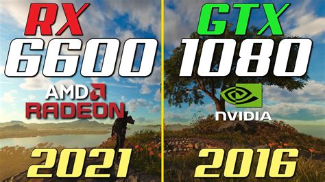 gtx 1080 vs rx 6600 xt