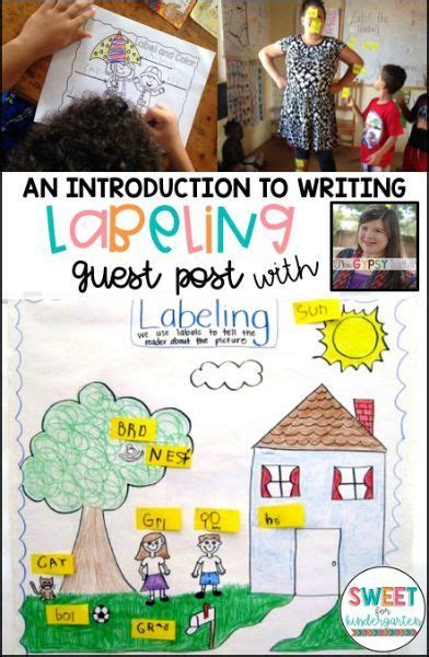 Guest Post Introducing Writing Through Labeling By The Kindergarten Labeling - Kindergarten Labeling