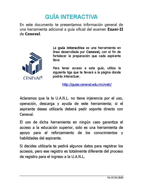 Guia Interactiva Ceneval