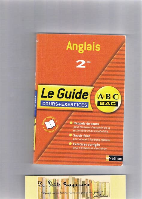 Guide Abc Anglais 2nde Cours Et Exercices
