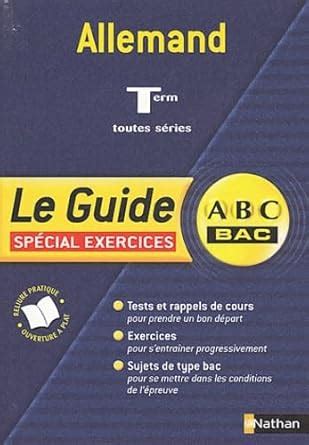 Guide Abc Terminale Allemand Terminales Toutes Sa