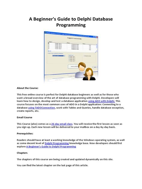 Guide Delphi Database