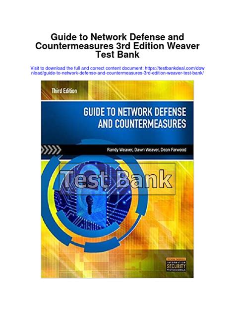 guide to network defense and countermeasures weaver