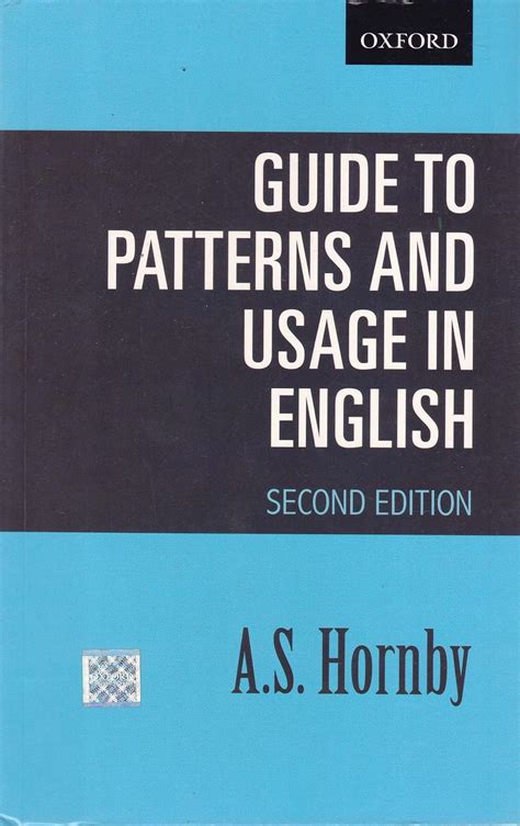 Guide To Patterns And Usage In English