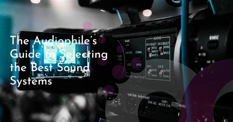 Guide To Sound Systems For Worship