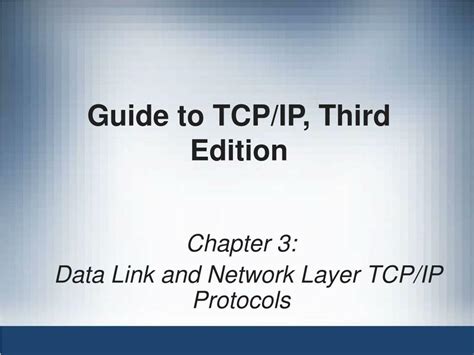 Guide To Tcp Ip Third Edition Answers