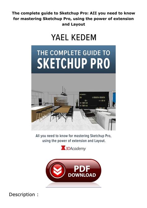 Full Download Guide Dutilisateur Sketchup 