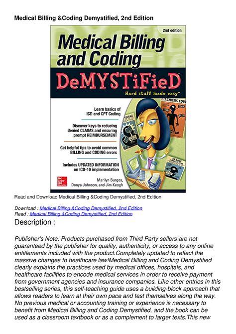 Download Guide Medical Billing Coding 2Nd Edition 