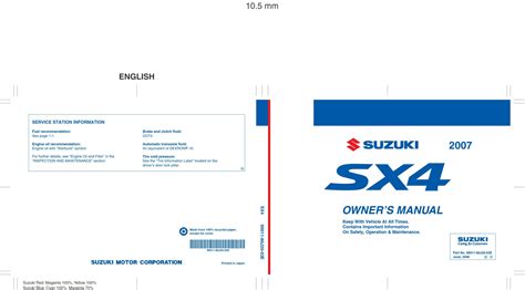 Full Download Guide Sx4 2007 