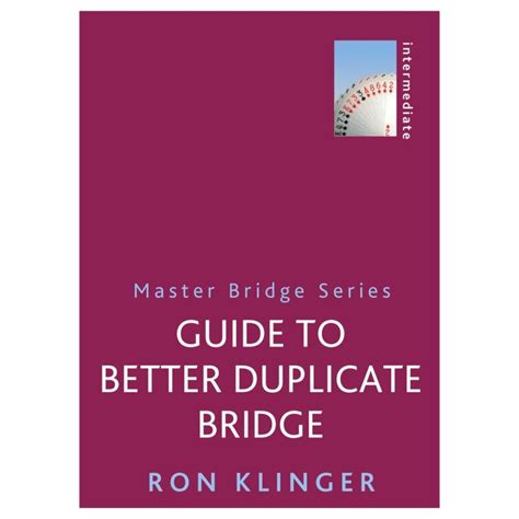 Download Guide To Better Duplicate Bridge 