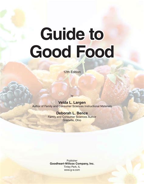 Full Download Guide To Good Food Textbook Online Answers 