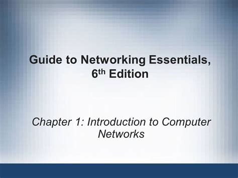 Full Download Guide To Networking Essentials 6Th Edition Chapter 5 Answers 