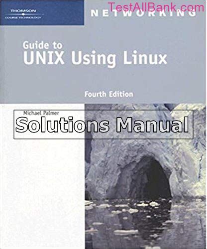 Full Download Guide To Unix Using Linux Solutions 