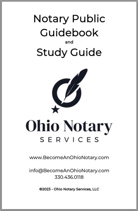 Read Guidebook For Notaries Public Ohio 