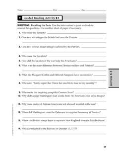 Guided Reading Activity 6 1 Constitutional Powers Answers