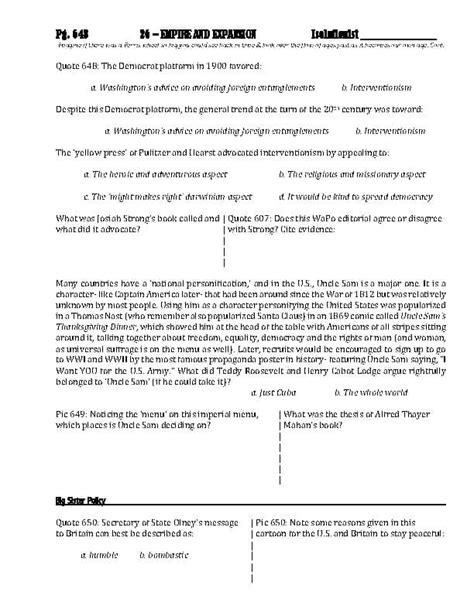 Guided Reading Chapter 26 Section 3 Worksheet Answers