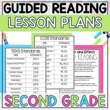 Guided Reading Lessons 2nd Grade Second Grade Reading Lesson Plans - Second Grade Reading Lesson Plans