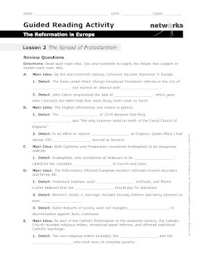 Read Guided Reading Activity 12 3 The Protestant Reformation Answers 