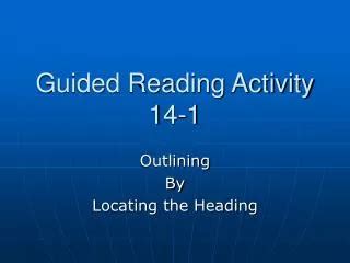 Read Online Guided Reading Activity 14 1 