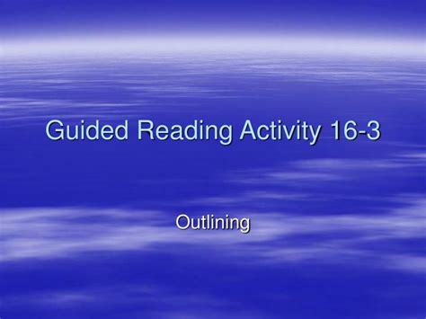 Full Download Guided Reading Activity 16 3 Key 