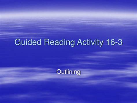 Full Download Guided Reading Activity 16 3 Key 