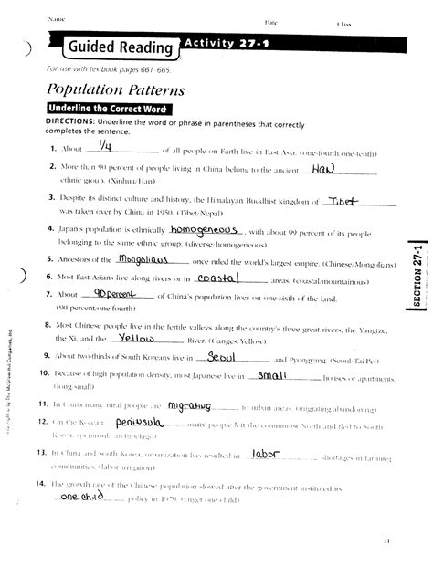 Read Guided Reading Activity 27 1 