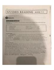 Download Guided Reading Activity 7 1 