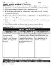 Full Download Guided Reading Activity 8 3 The Cabinet 