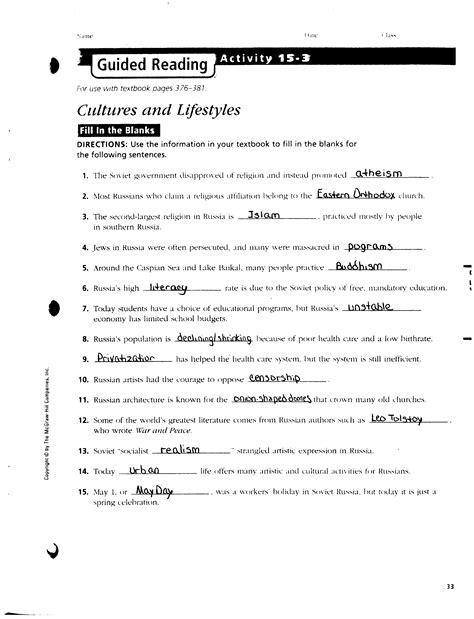 Full Download Guided Reading And Review Workbook American Government Answer Key 