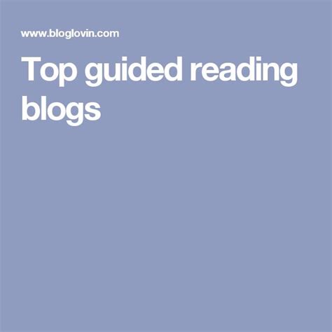 Download Guided Reading Blogs 
