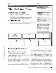 Read Guided Reading Chapter 33 Section 5 The Cold War Thaws 