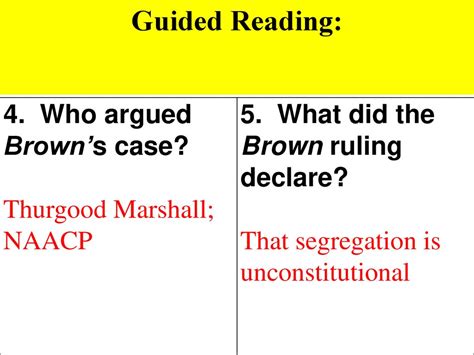Download Guided Reading Taking On Segregation 