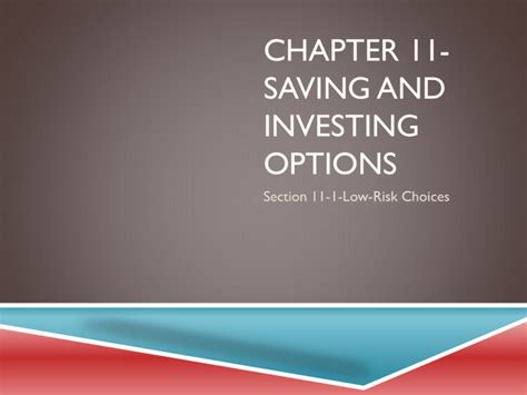 Read Guided Review Ch 11 Saving And Investing 
