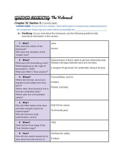 Read Guided The Holocaust Section 3 Answers 