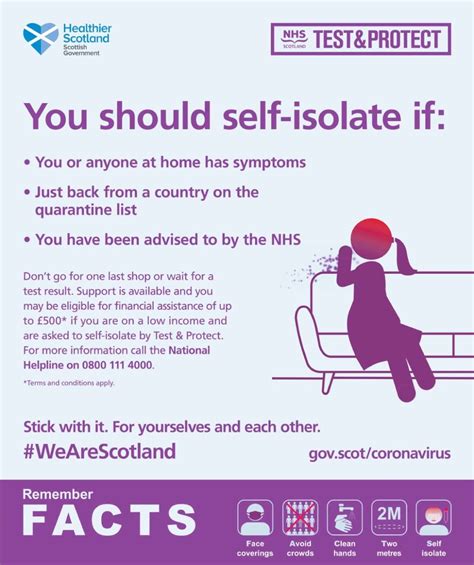 guidelines on self isolation scotland england