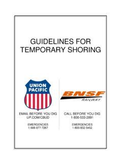 Download Guidelines For Temporary Shoring Union Pacific 