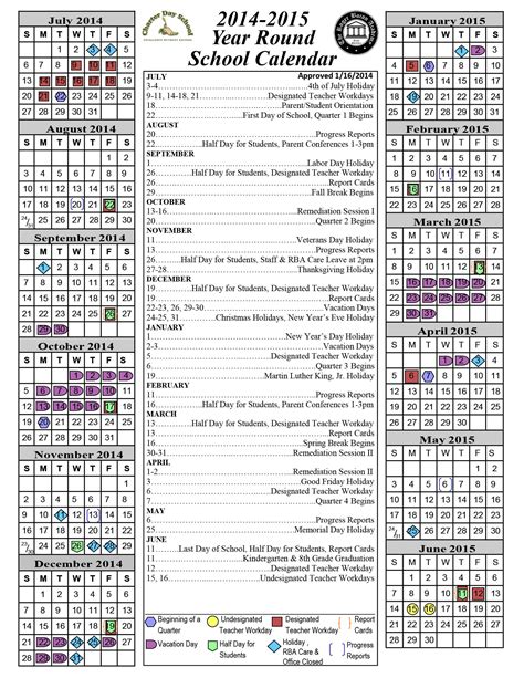 Full Download Guilford County School Calendar 2014 2015 