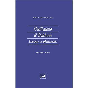 guillaume d ockham logique et philosophie